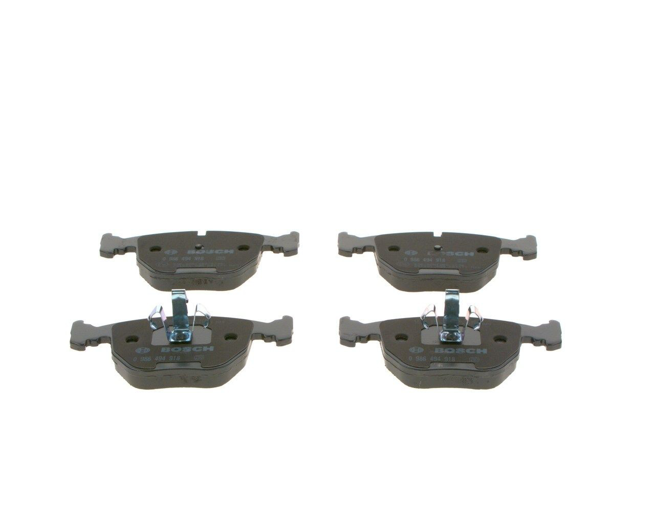 Задние тормозные колодки 0986494918 Bosch
