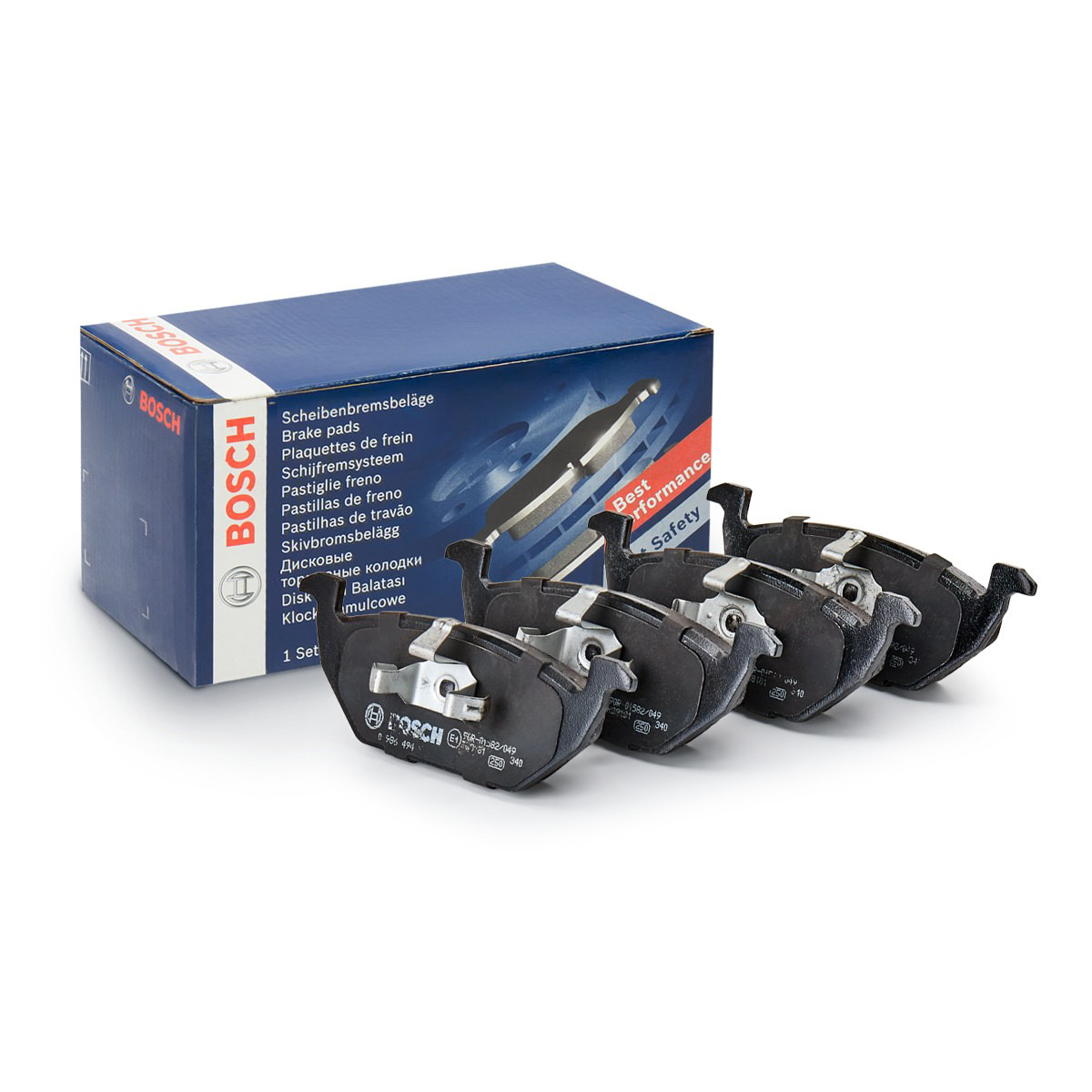 Купить 0986494925 Bosch Колодки тормозные