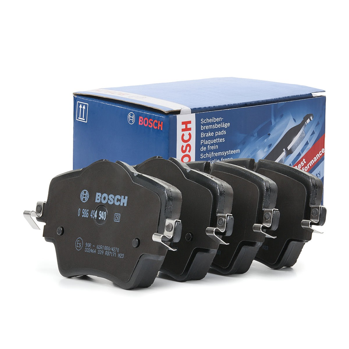 Передние тормозные колодки 0986494940 Bosch