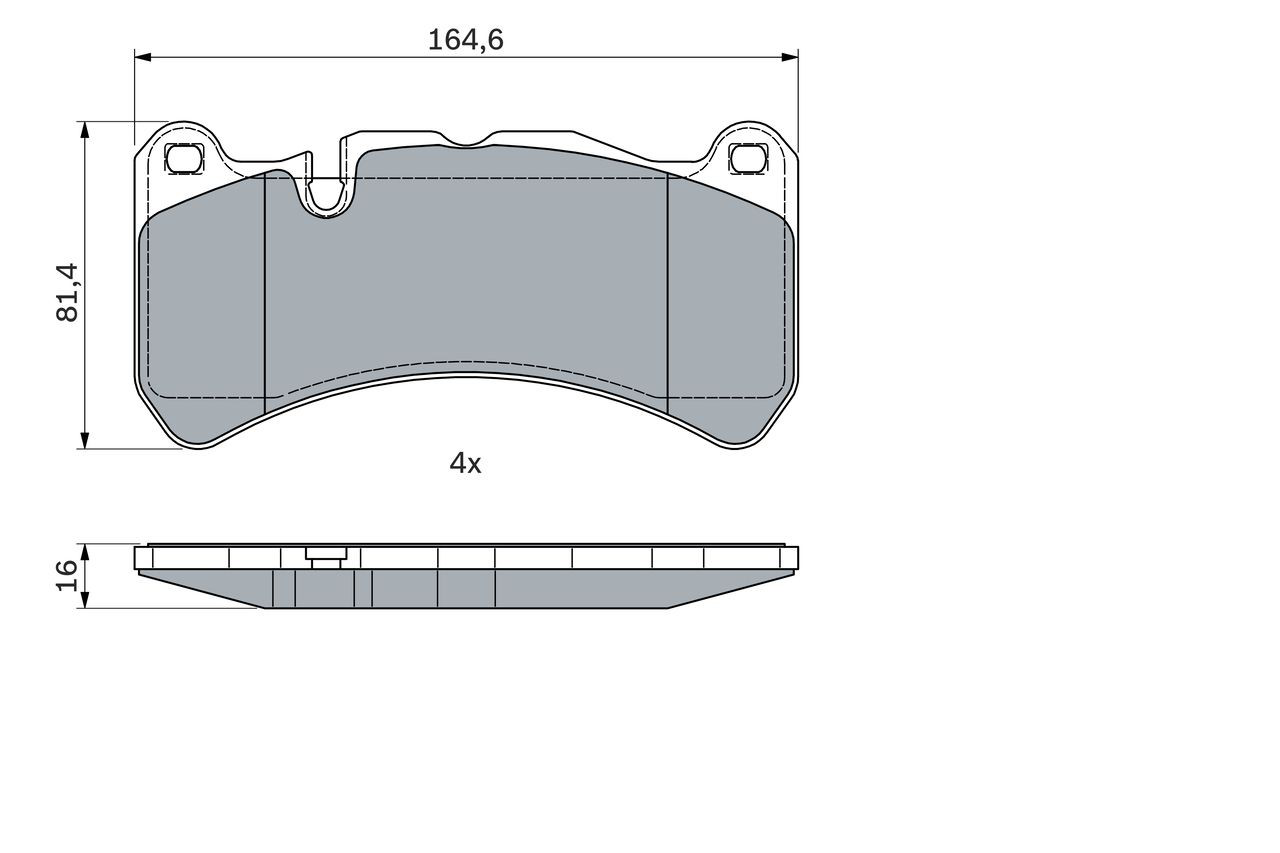 Колодки Bosch 0986494965 цена, от 63.32 USD