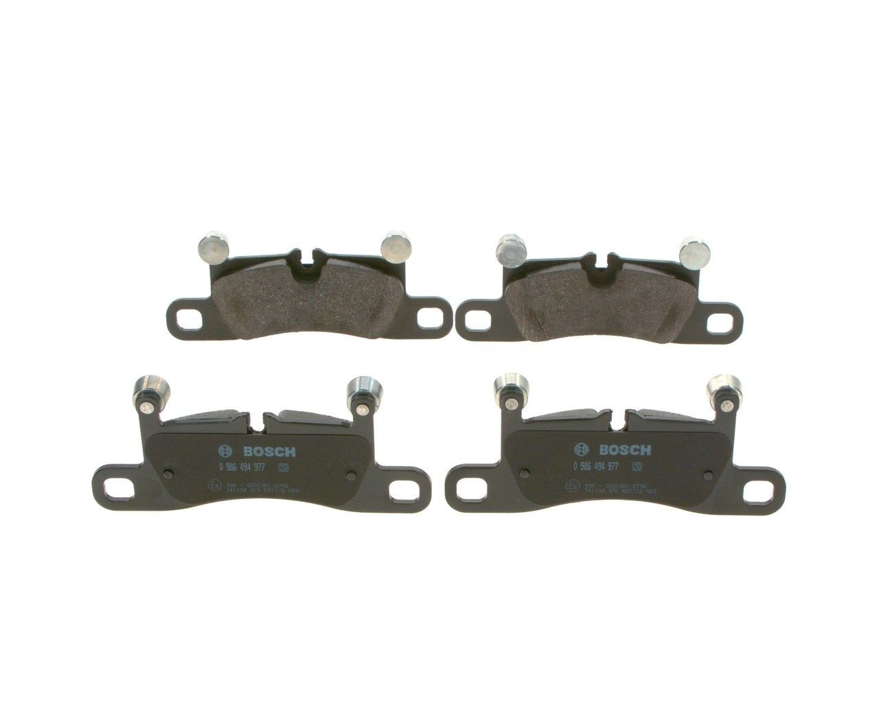 Купить 0986494977 Bosch Колодки тормозные задние, дисковые
