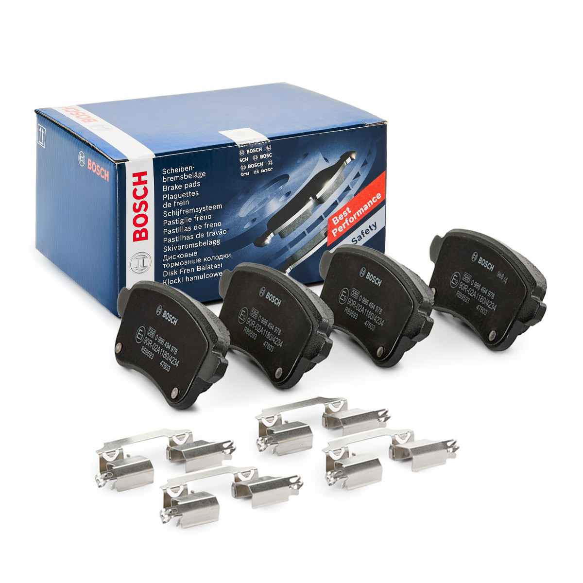 Задние дисковые колодки Bosch 0986494978