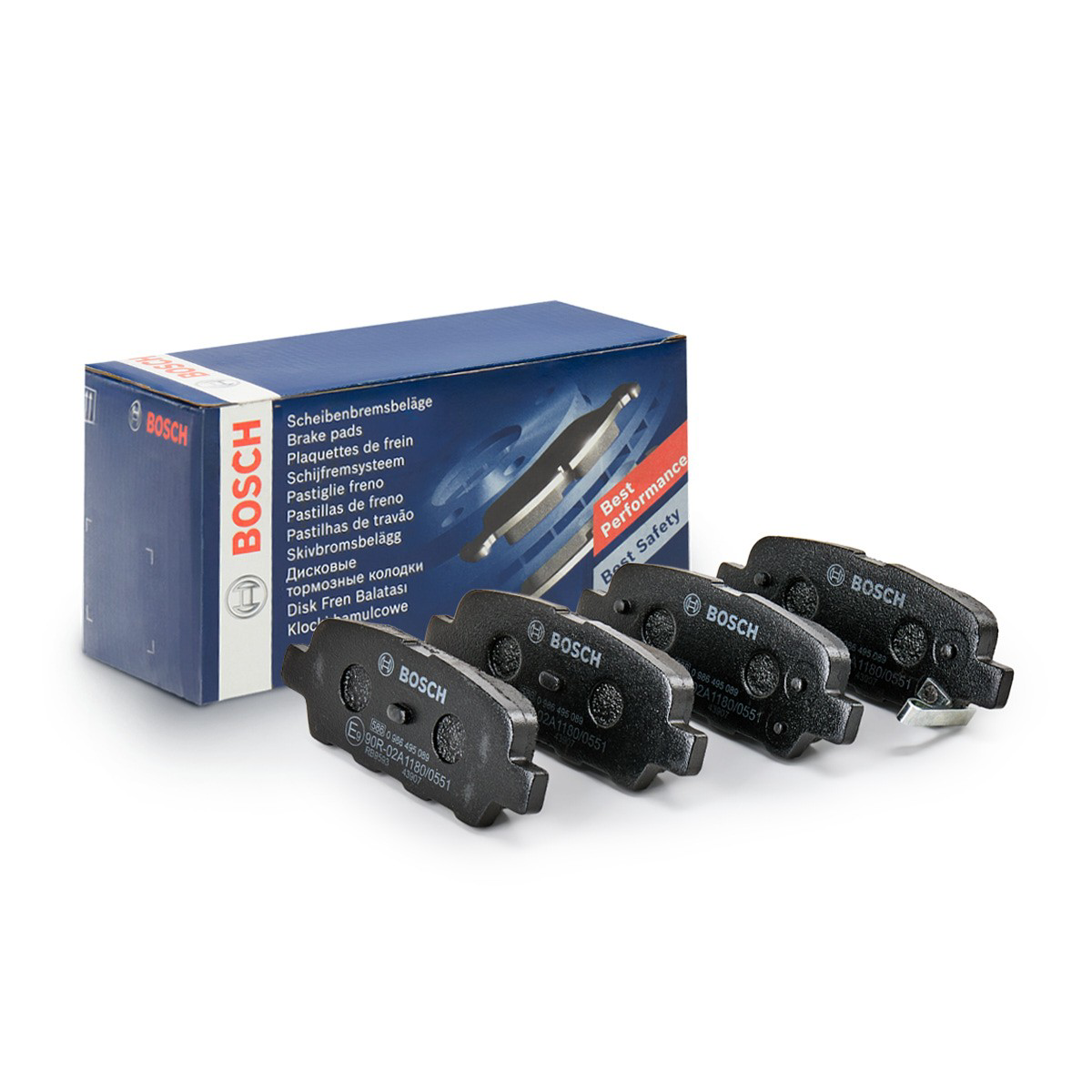 0986495089 Bosch Колодки тормозные дисковые комплект