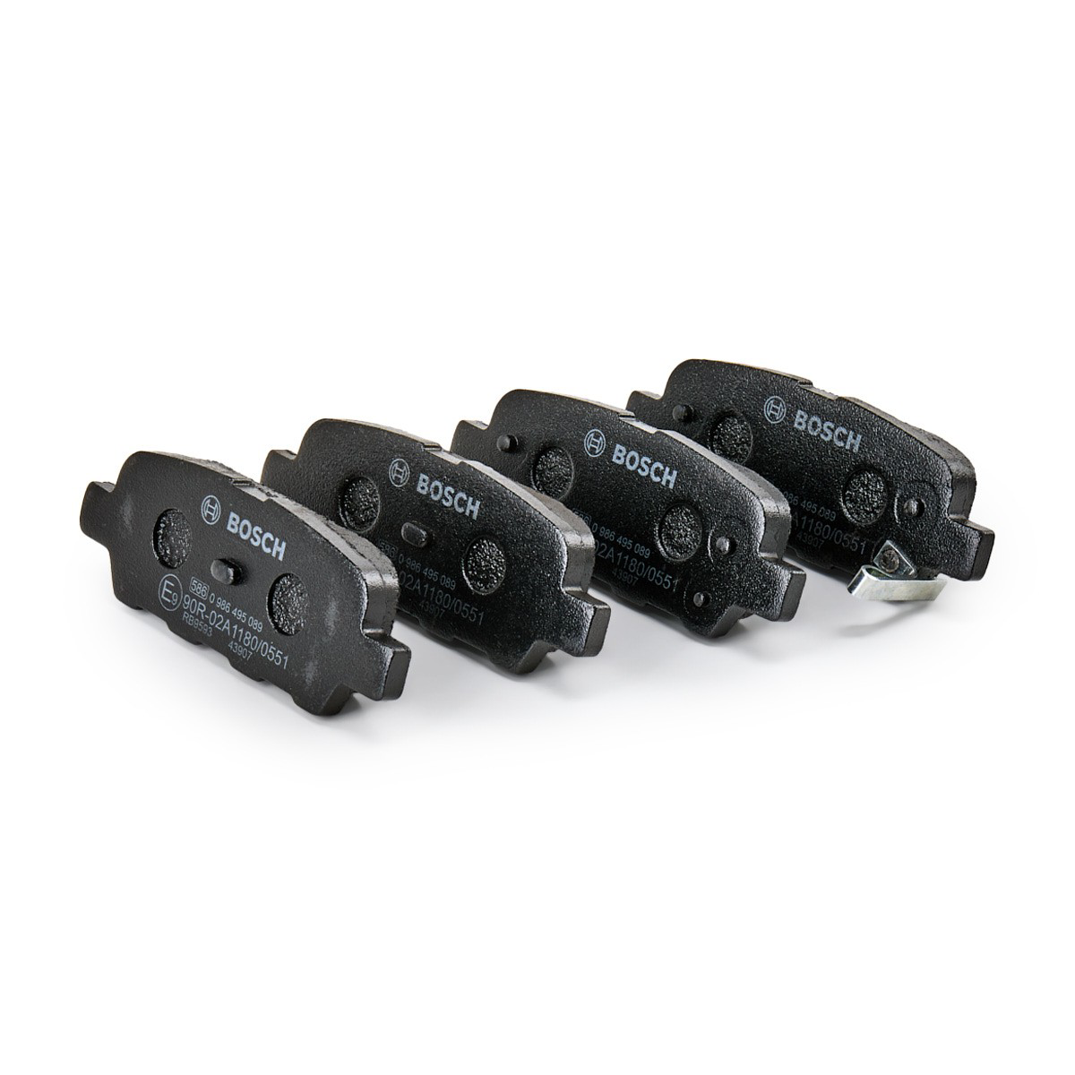 Купить 0986495089 Bosch Колодки тормозные задние, дисковые