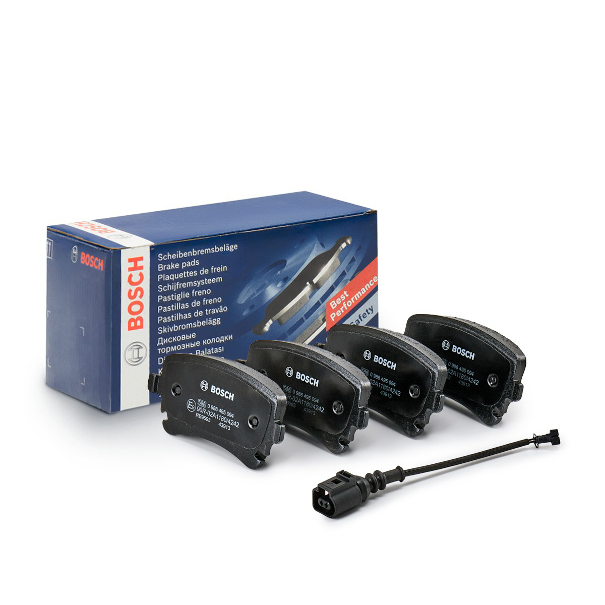 0986495094 Bosch Колодки тормозные дисковые комплект