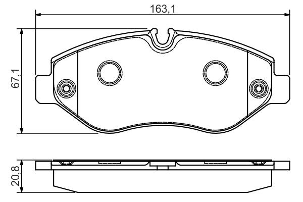 Купить 0986495098 Bosch Колодки тормозные