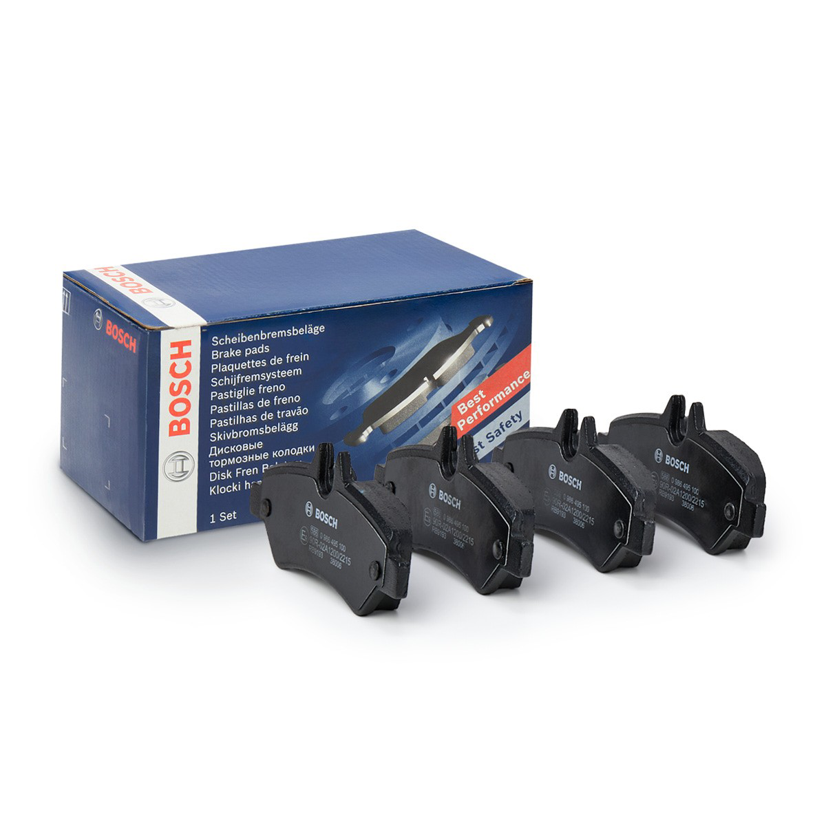 Задние тормозные колодки 0986495100 Bosch