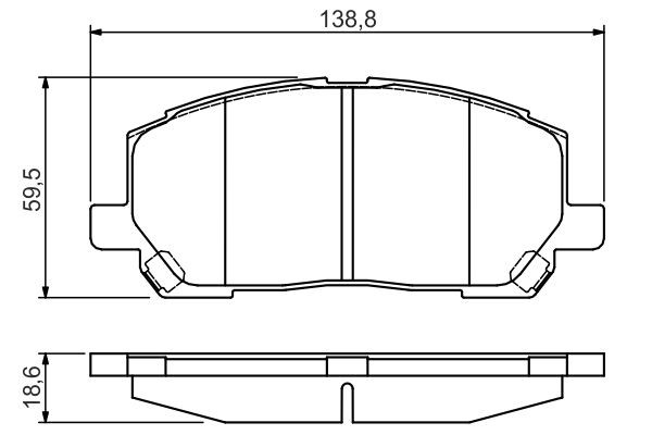 Колодки Bosch 0986495126 цена, от 31.46 USD