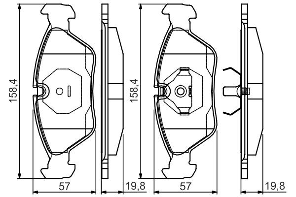 Колодки Bosch 0986495162 цена, от 20.14 USD