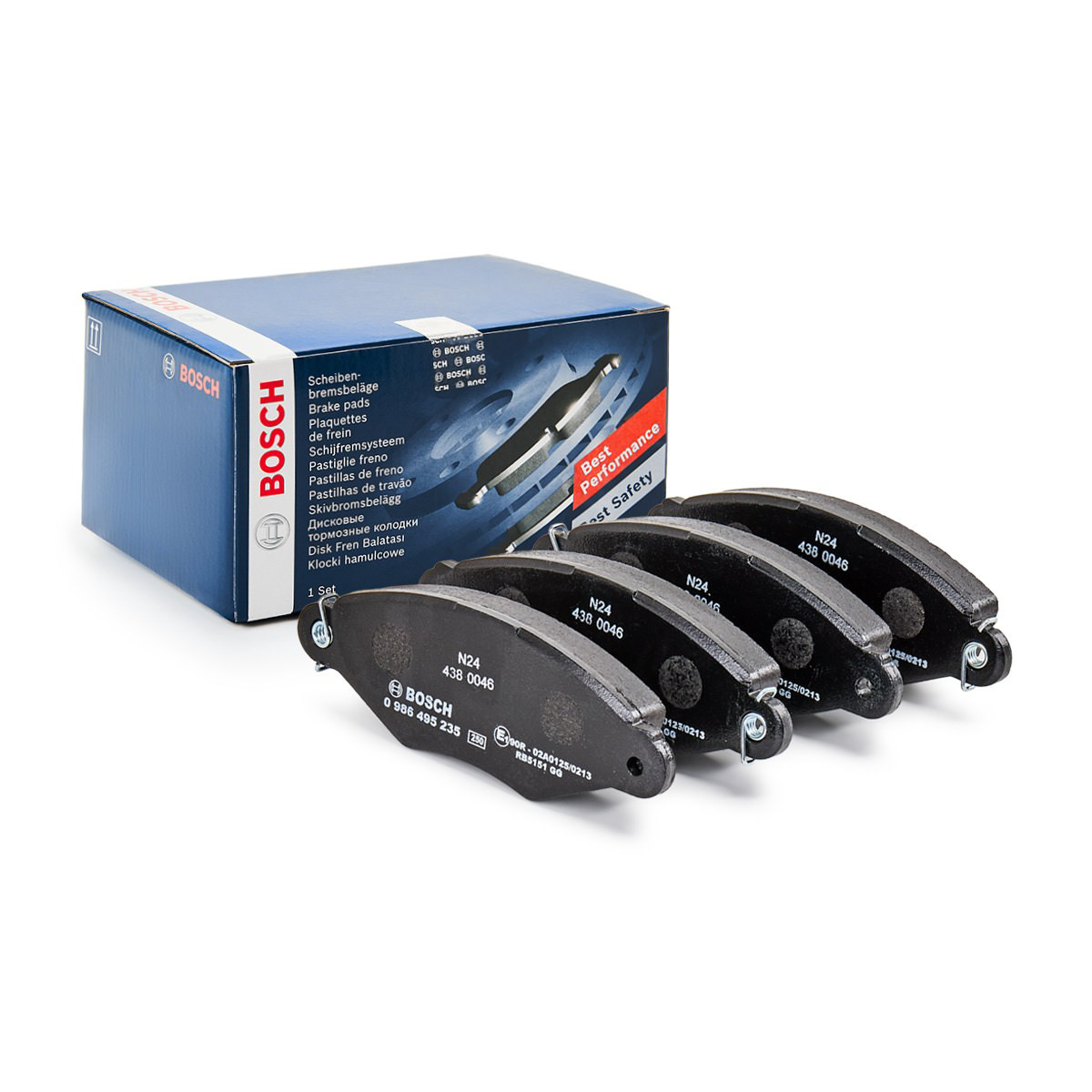0986495235 Bosch Колодки передние