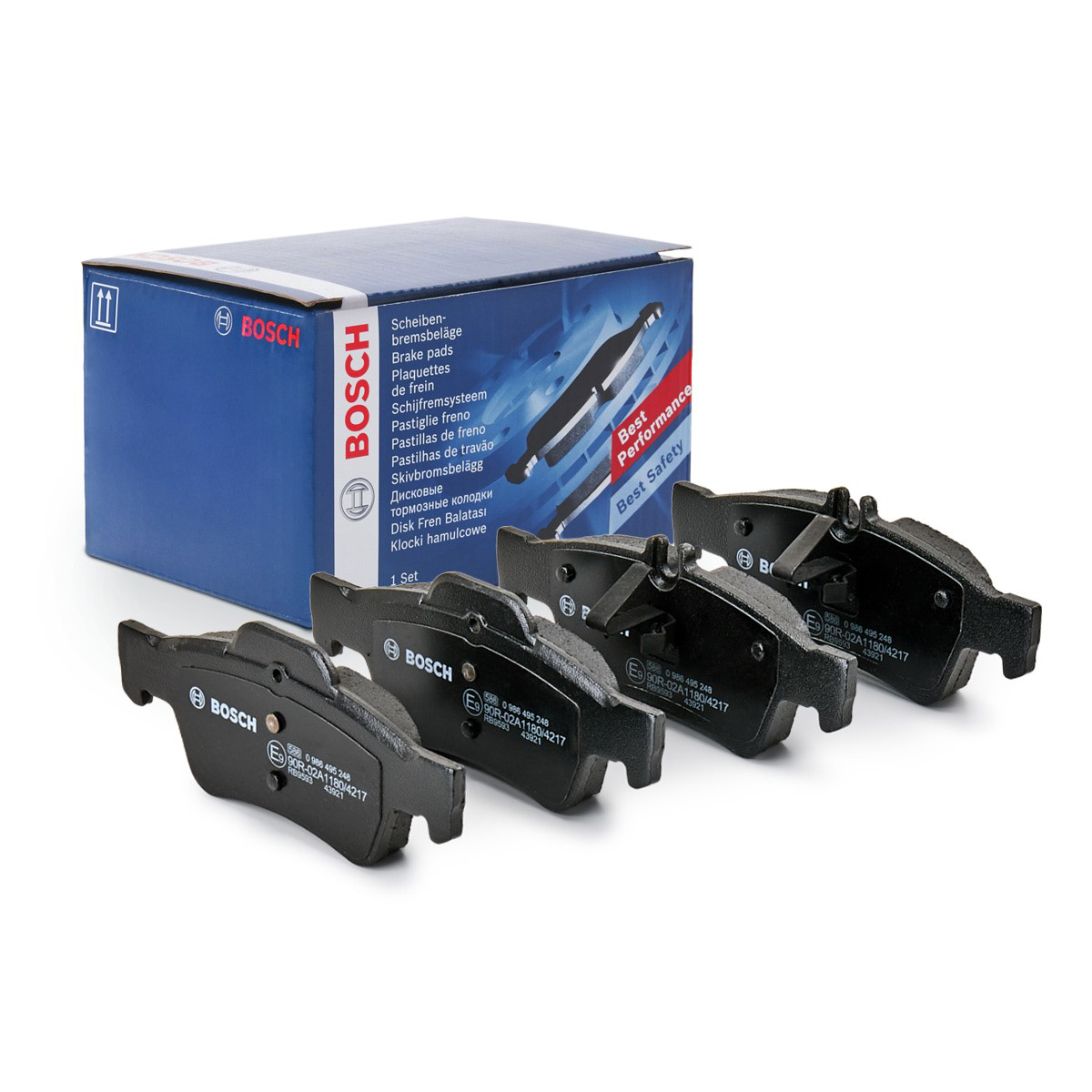 Колодки дисковые  Bosch 0986495248 цена, от 24.68 USD