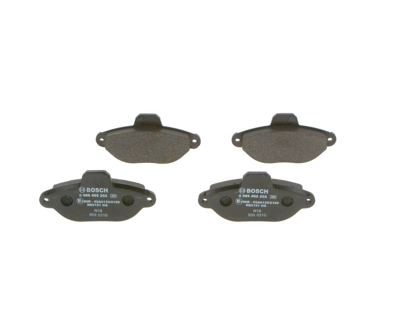 Колодки Bosch 0986495255 цена, от 13.44 USD
