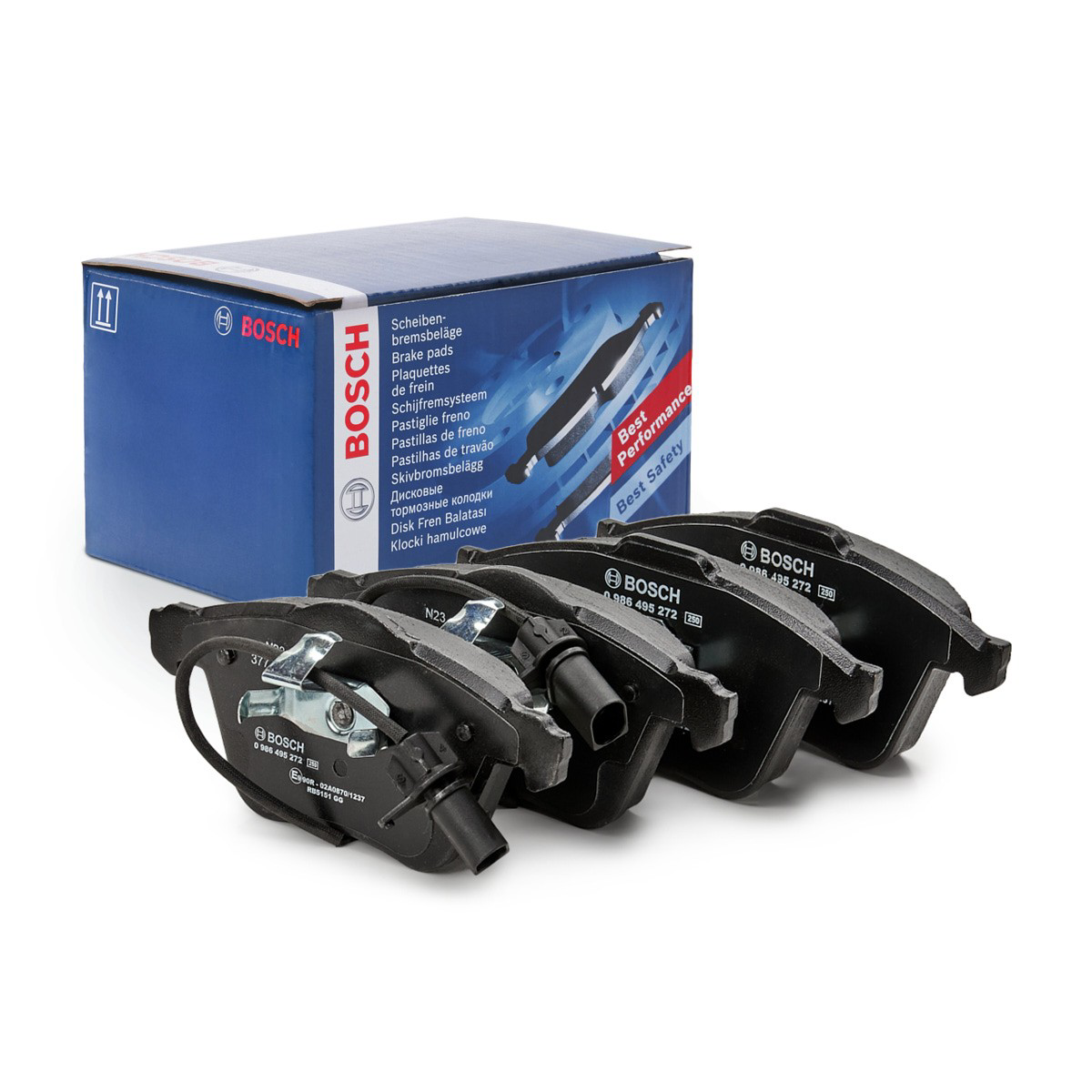 0986495272 Bosch Колодки передние
