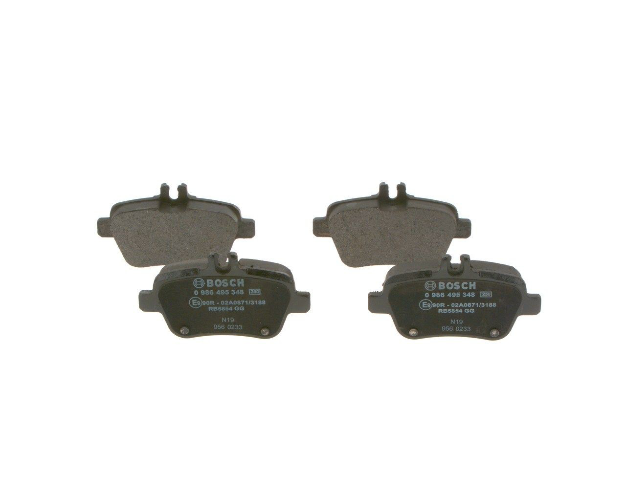 0986495348 Bosch Колодки тормозные дисковые комплект