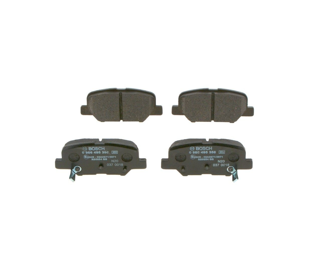 Колодки дисковые  Bosch 0986495358 цена, от 25.42 USD