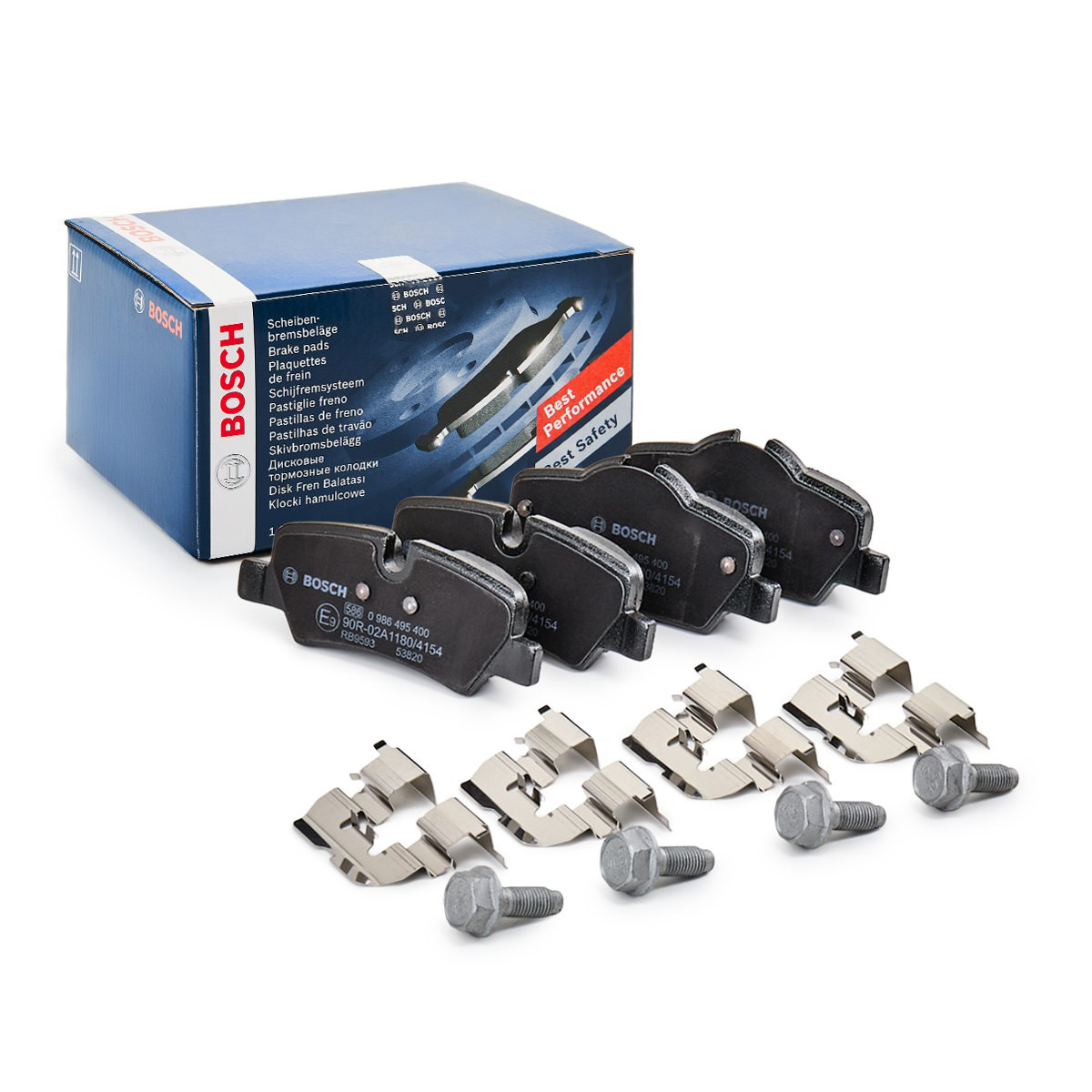 0986495400 Bosch Колодки тормозные дисковые комплект