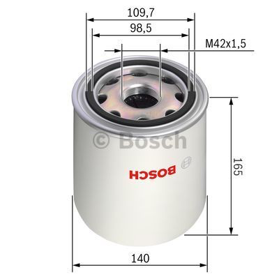 Фильтр осушителя воздуха (влагомаслоотделителя) (TRUCK) Bosch 0986628256 цена, от 44.43 USD