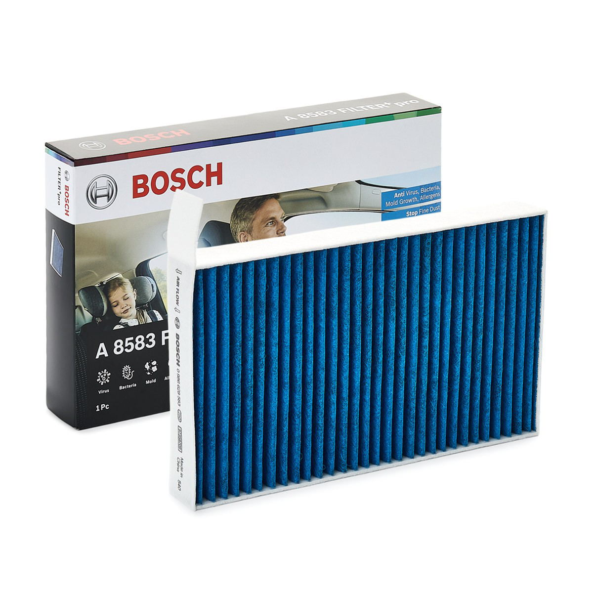 Фильтр воздушный отопителя Bosch 0986628583 цена, от 11.54 USD