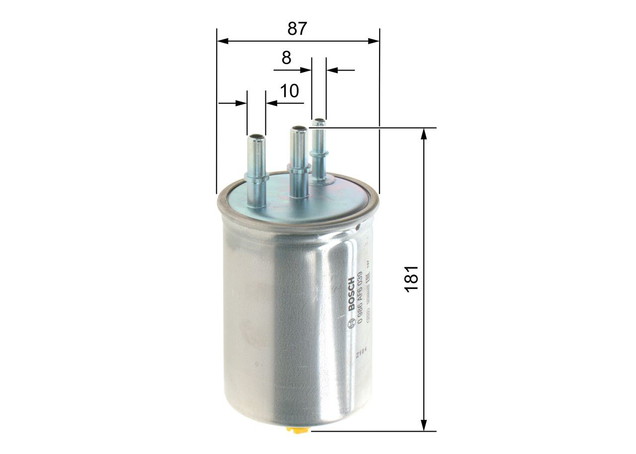 Топливный фильтр 0986AF6039 Bosch