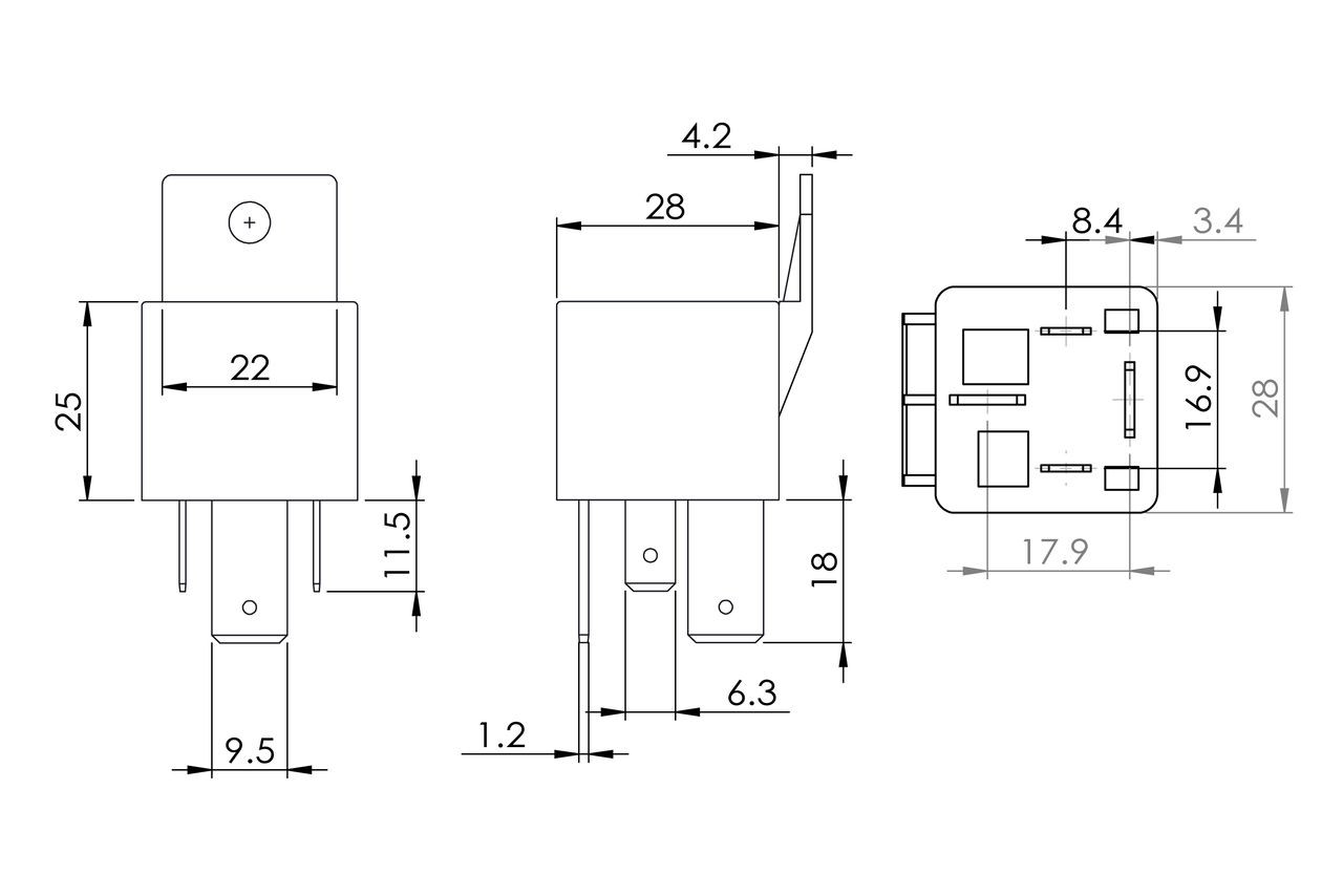 Реле многофункциональное 0986AH0080 Bosch