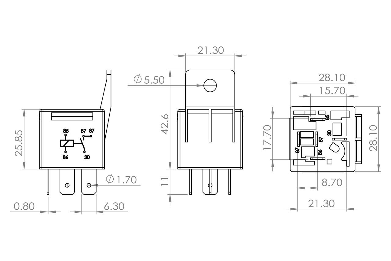 Купить 0986AH0250 Bosch Реле многофункциональное