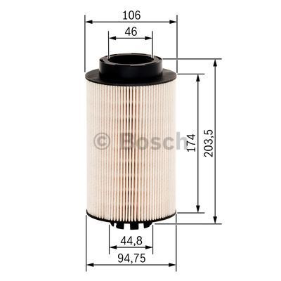 Фильтр тонкой очистки топлива Bosch 1457429655 цена, от 10.60 USD