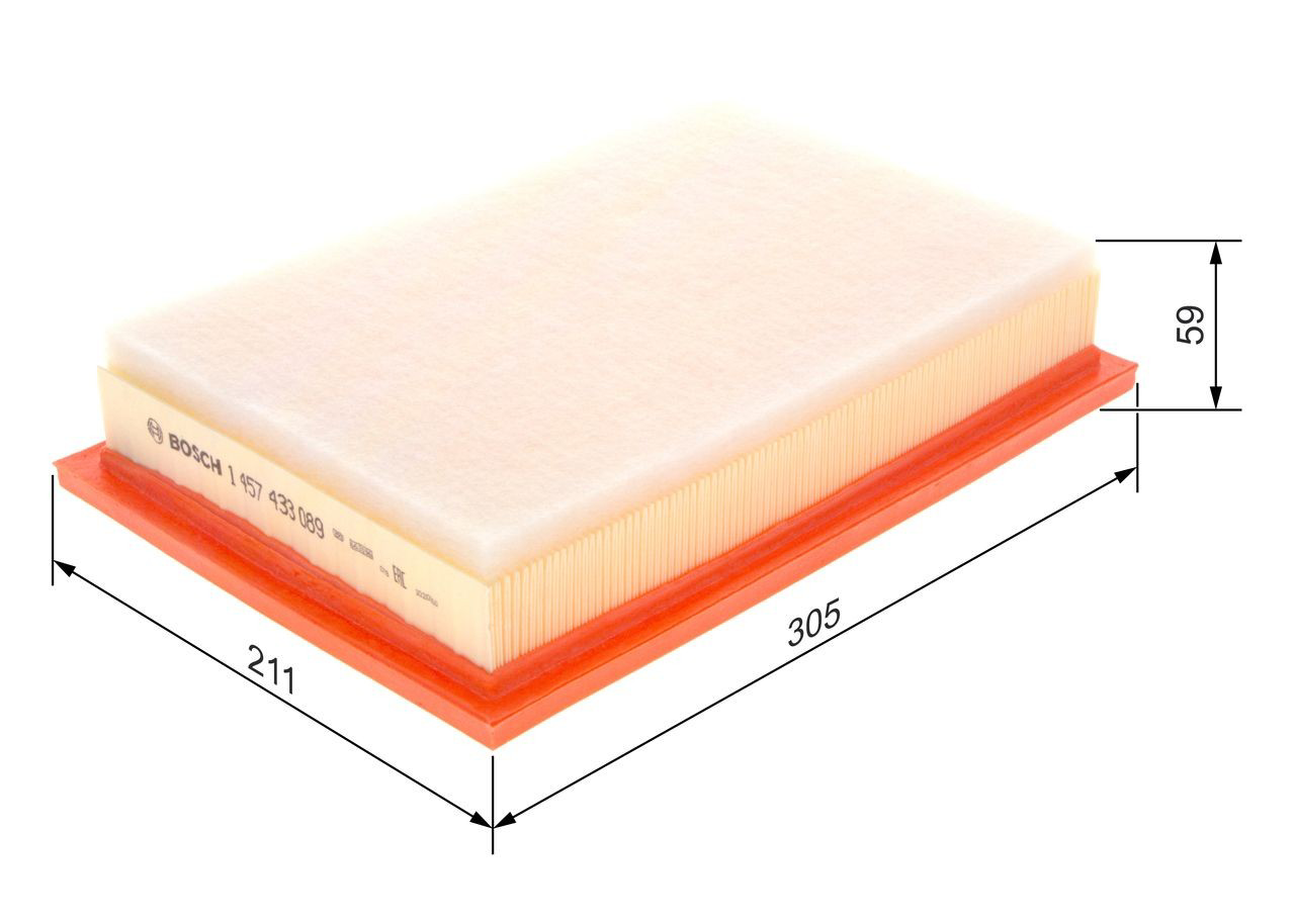 Воздушный фильтр 1457433089 Bosch