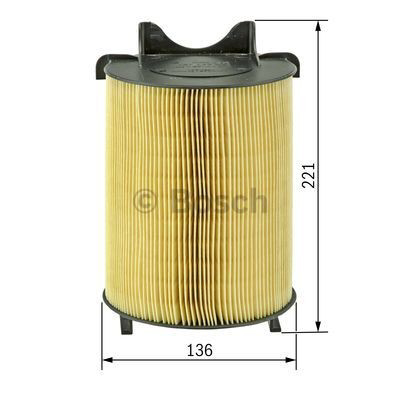 Купить 1457433576 Bosch Автомобильный фильтр воздуха
