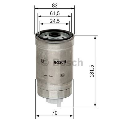 Купить 1457434184 Bosch Фильтр-отстойник топлива грубой очистки