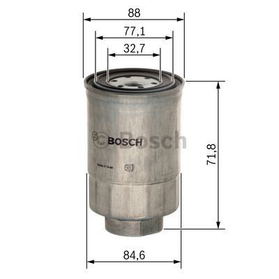 Фильтр тонкой очистки топлива Bosch 1457434201 цена, от 3.97 USD