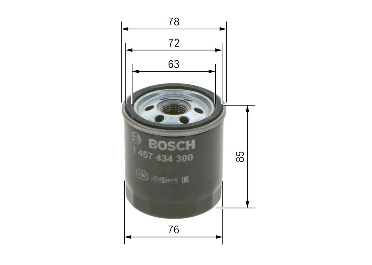 Топливный фильтр 1457434300 Bosch