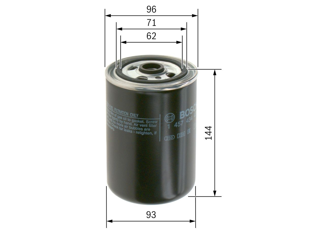 Фильтр топливный Bosch 1457434421