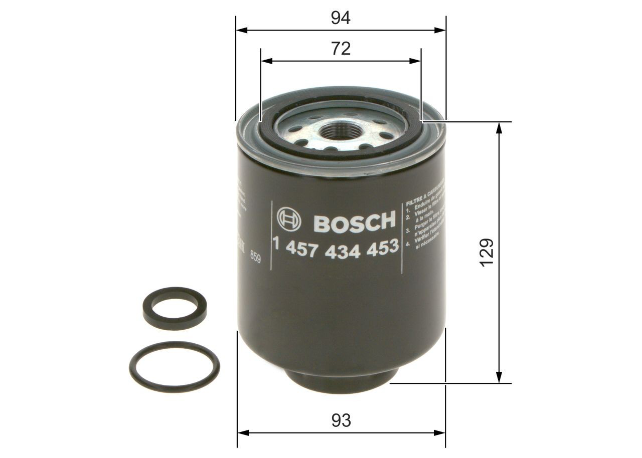 1457434453 Bosch Фильтр топлива