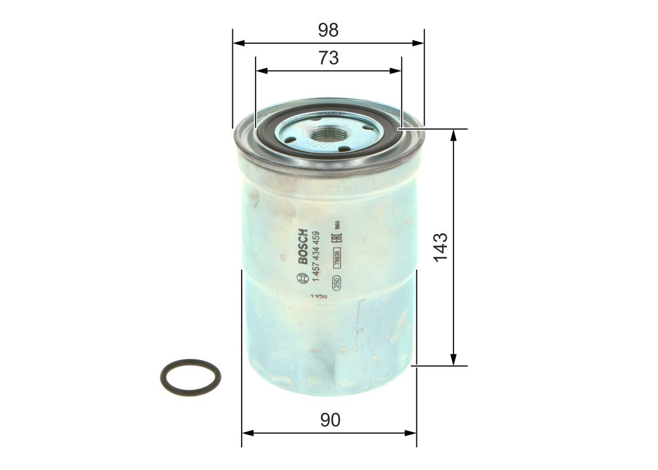 Купить 1457434459 Bosch Фильтр-отстойник топлива грубой очистки