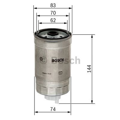 Фильтр топливный Bosch 1457434516