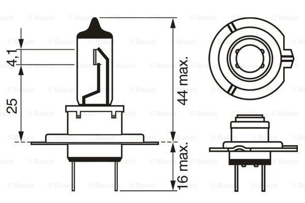 Лампочка ближнего света Bosch 1987302075 цена, от 4.05 USD