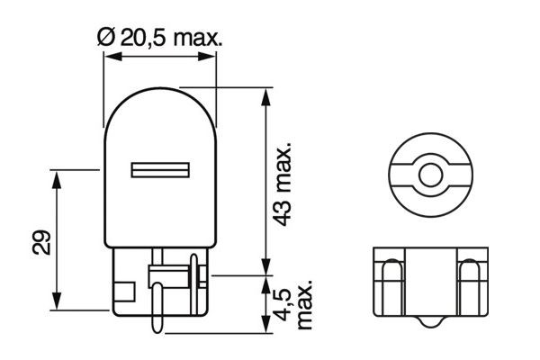 Лампа автомобильная Bosch 1987302251