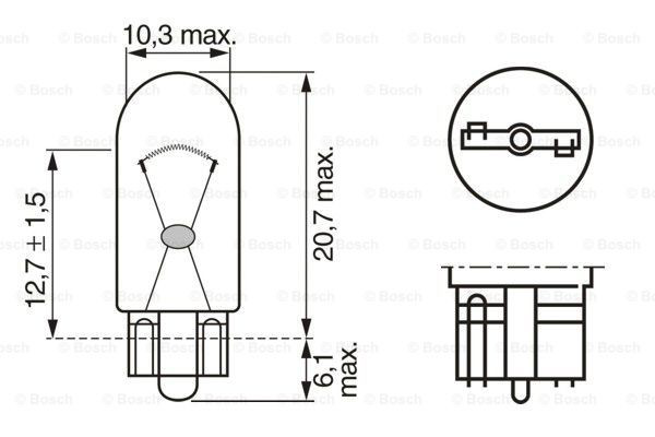 Лампочка 1987302516 Bosch