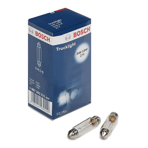 1987302521 Bosch Лампочка плафона освещения салона/кабины