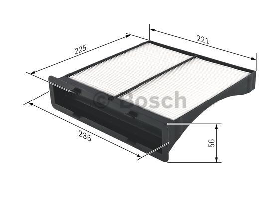 Фильтр воздушный отопителя Bosch 1987432262 цена, от 7.72 USD