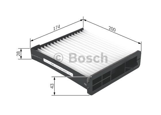 1987435009 Bosch Внутрисалонный фильтр