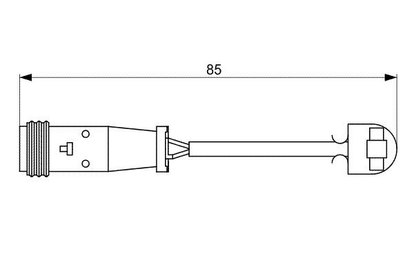 Датчик износа тормозных колодок задний 1987473038 Bosch
