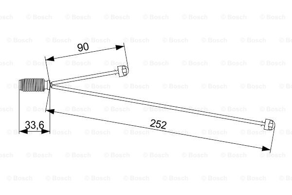 1987473558 Bosch Датчик износа тормозных колодок