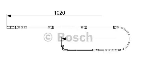 Датчик износа тормозных колодок передний левый 1987473567 Bosch