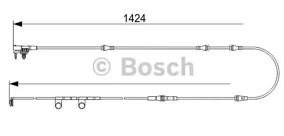 Датчик износа тормозных колодок передний 1987473581 Bosch