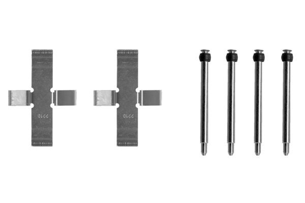 1987474128 Bosch Комплект пружинок крепления дисковых колодок, задних