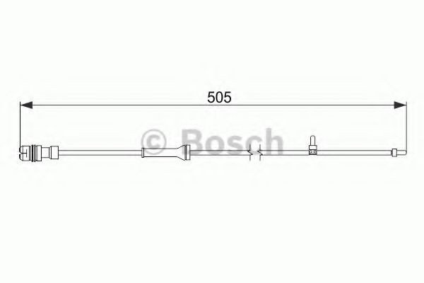 Задний датчик износа тормозных колодок Polcar GIC262