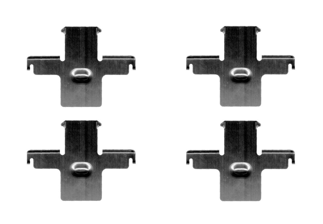 1987474612 Bosch Комплект пружинок крепления дисковых передних колодок