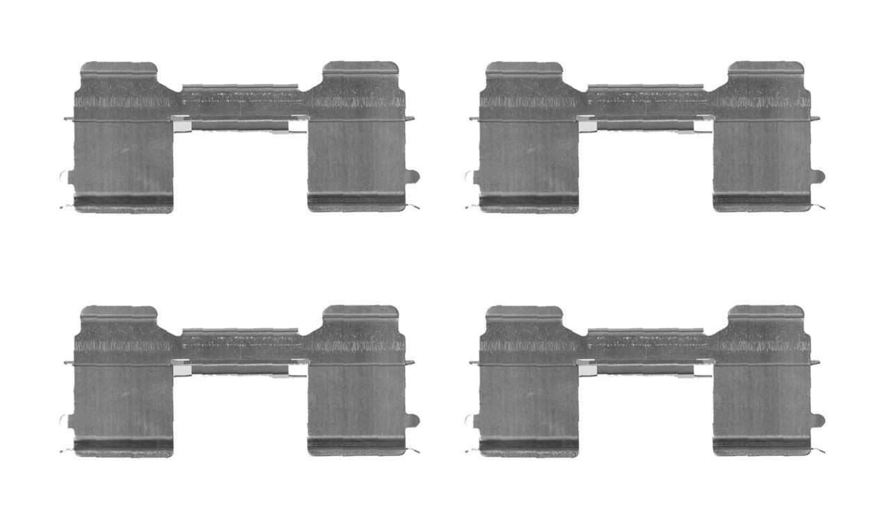 1987474710 Bosch Комплект пружинок крепления дисковых передних колодок