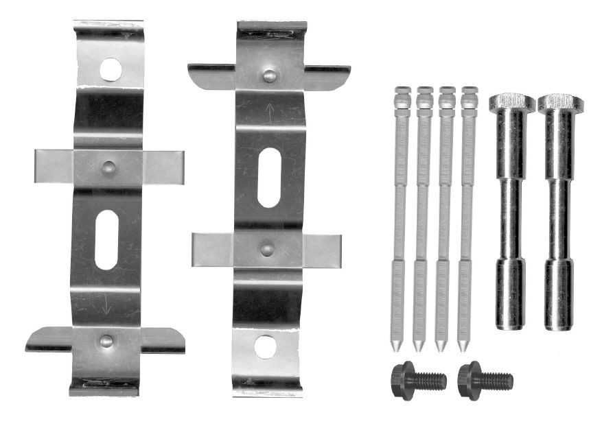 1987474759 Bosch Комплект пружинок крепления дисковых передних колодок